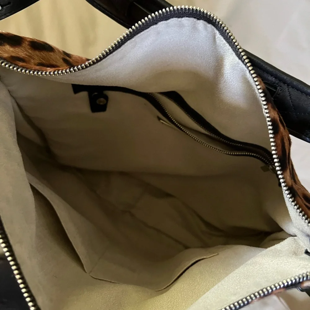 Jimmy Choo leopard calf hair and leather bag - Picture 13 of 16